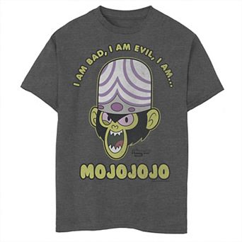 Boys 6-20 Cartoon Network Mojo Intro I Am Bad, I Am Evil, I Am... MOJOJOJO Graphic Tee