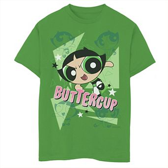 Boys 8-20 Cartoon Network Powerpuff Girls Buttercup Character Poses Graphic Tee