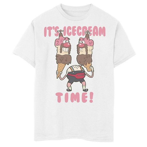 Boys 8 20 Cartoon Network Uncle Grandpa Ice Cream Time Cone Head Graphic Tee - icecream cone pants roblox
