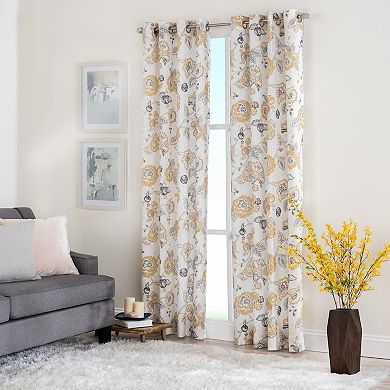 Corona Curtain 1-panel Sabrina Grommet Top Window Curtain