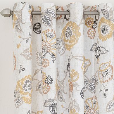 Corona Curtain 1-panel Sabrina Grommet Top Window Curtain