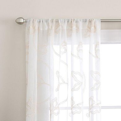 Corona Curtain 1-panel Whitley Rod Pocket Window Curtain