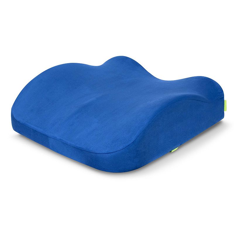 Sleep Yoga Sleep Yoga GO Oversized Memory Foam Seat Cushion, White