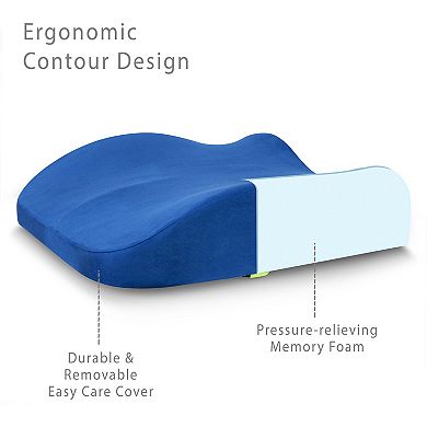 Sleep Yoga Sleep Yoga GO Oversized Memory Foam Seat Cushion