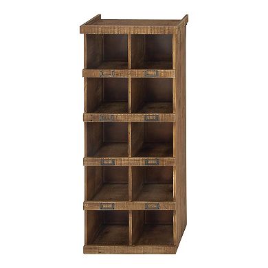 Stella & Eve Farmhouse 10-Cubby Wall Cabinet