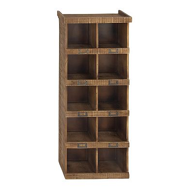 Stella & Eve Farmhouse 10-Cubby Wall Cabinet