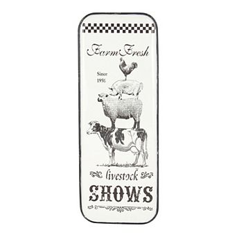 Stella & Eve Farmhouse Stacked Animal Wall Decor