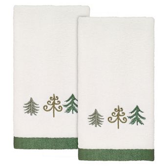 Avanti Christmas Trees 2-pack Fingertip Towel