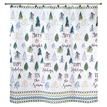 Avanti Christmas Trees Shower Curtain