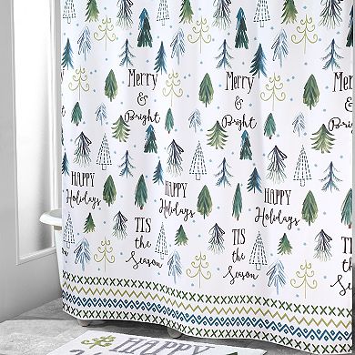 Avanti Christmas Trees Shower Curtain