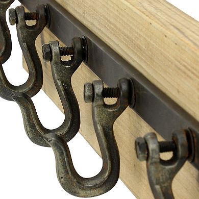 Stella & Eve Industrial Hook Rack