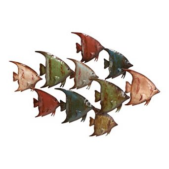 Stella & Eve School of Angel Fish Wall Decor