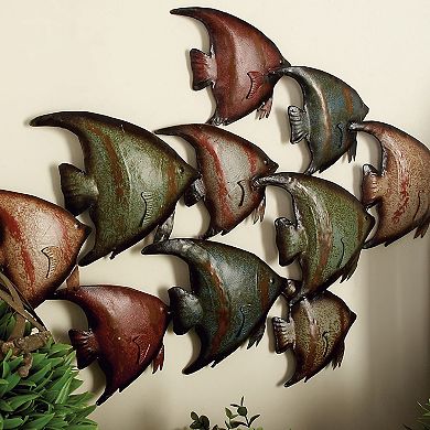 Stella & Eve School of Angel Fish Wall Decor