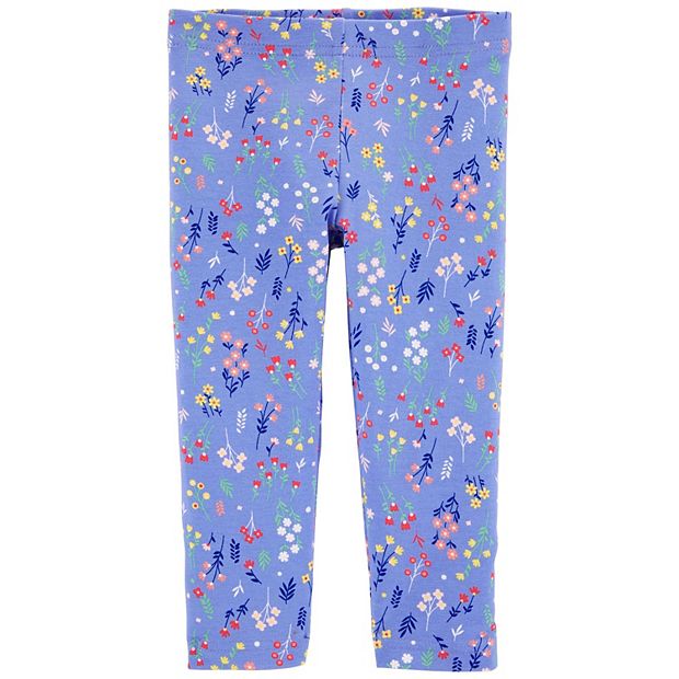 Toddler Girl Carter's Floral Capri Leggings