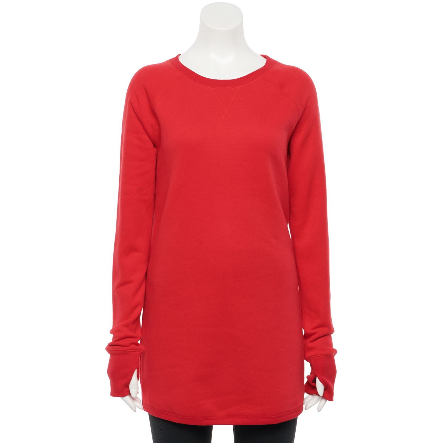 women's tek gear fleece crewneck sweatshirt