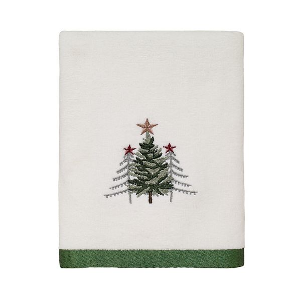 Avanti Friendly Gathering Cotton Embroidered Hand Towel - Macy's