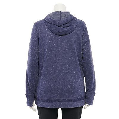 Plus Size Tek Gear Ultrasoft Zip Front Fleece Hoodie