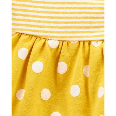 Baby Girl Carter's Fruit Bodysuit, Polka-Dot Top & Little Short Set