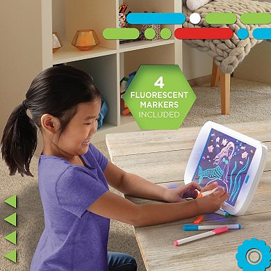 Discovery Kids Toy Drawing Light Board Neon Glow
