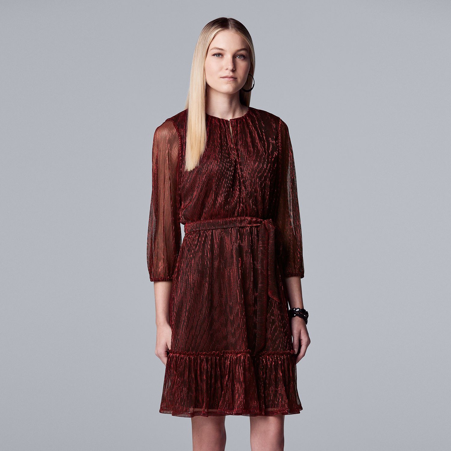 fit and flare holiday dress
