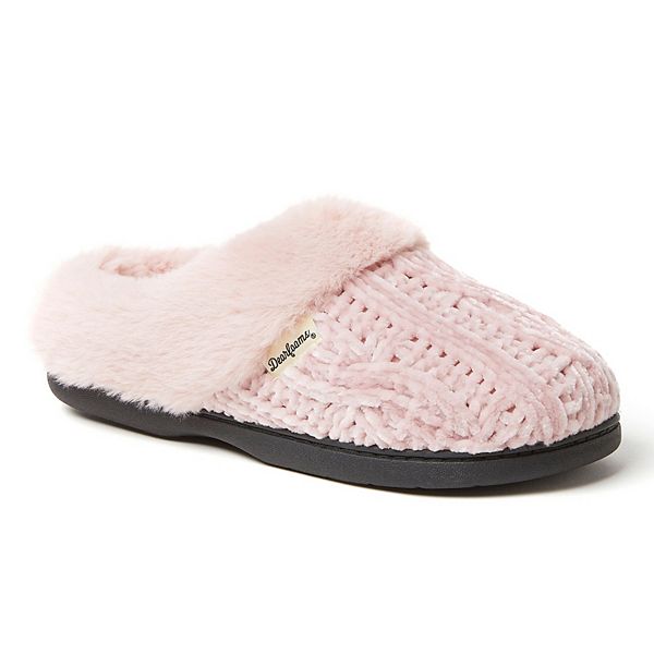 Claire Marled Chenille Knit Clog Slippers