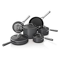 Promo imarku Pots and Pans Set, 16-Piece Granite Coating Nonstick