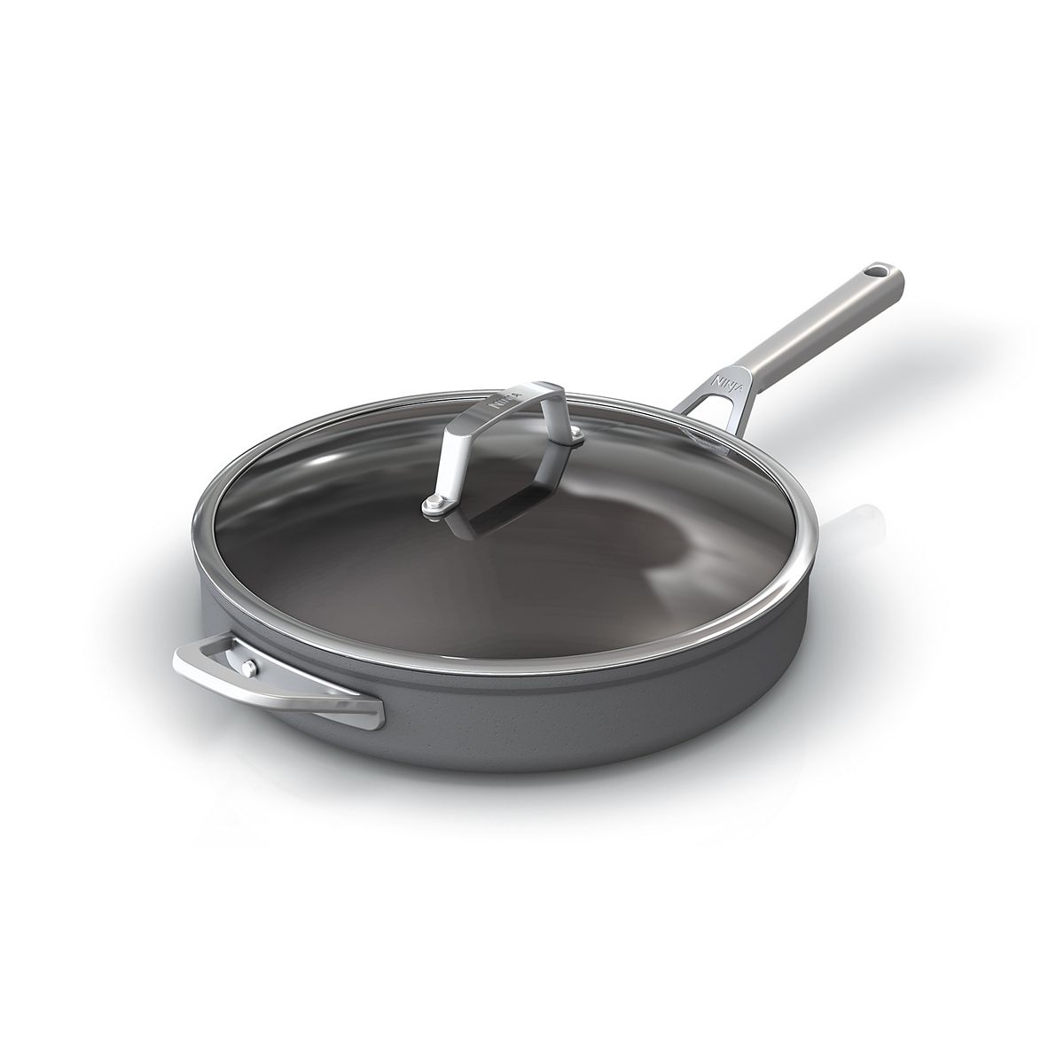Ninja™ NeverStick® Premium Hard-Anodized 4-Quart Sauté Pan with Glass Lid