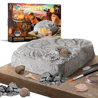 Discovery Mindblown Toy Fossil Excavation Kit 15 pc Set