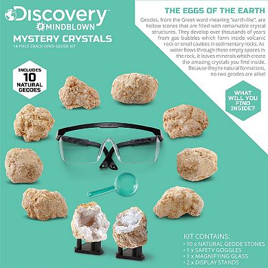 Discovery Mindblown Mystery Crystals Geode Excavation Kit