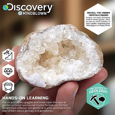 Discovery Mindblown Mystery Crystals Geode Excavation Kit