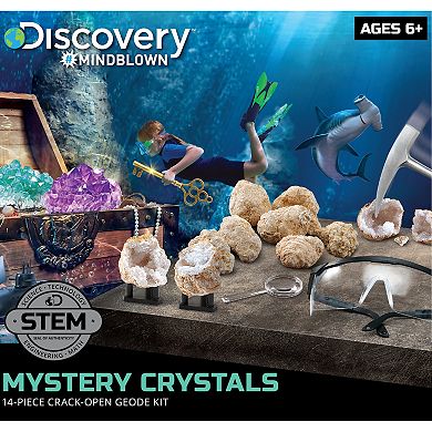 Discovery Mindblown Mystery Crystals Geode Excavation Kit