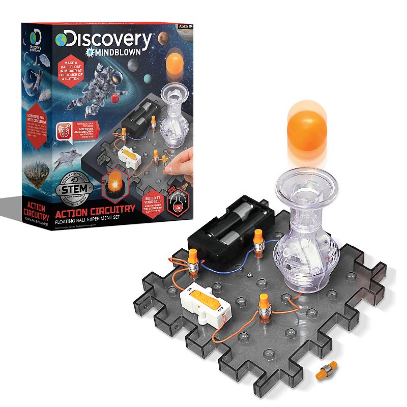 Discovery Mindblown Circuitry Action Experiment Floating Ball, Multicolor