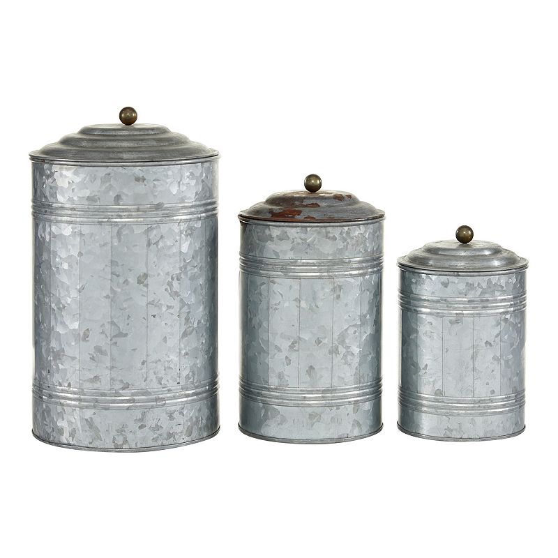 77389215 Stella & Eve Galvanized Decorative Storage Jar Tab sku 77389215