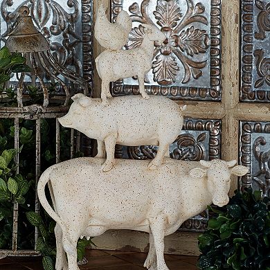 Stella & Eve Farmhouse Animals Sculpture Table Decor
