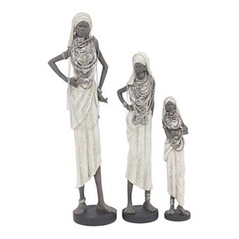 Stella & Eve Eclectic Standing Women Table Decor 3 pc Set