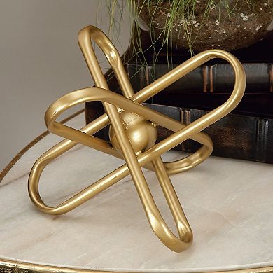 Stella & Eve Large Metallic Abstract Sculpture Table Decor 2-piece Set