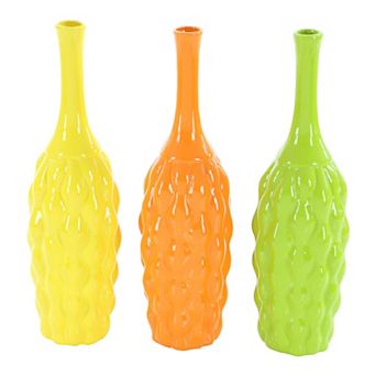 Stella & Eve Eclectic Multi-Colored Decorative Vases 3 pc Set