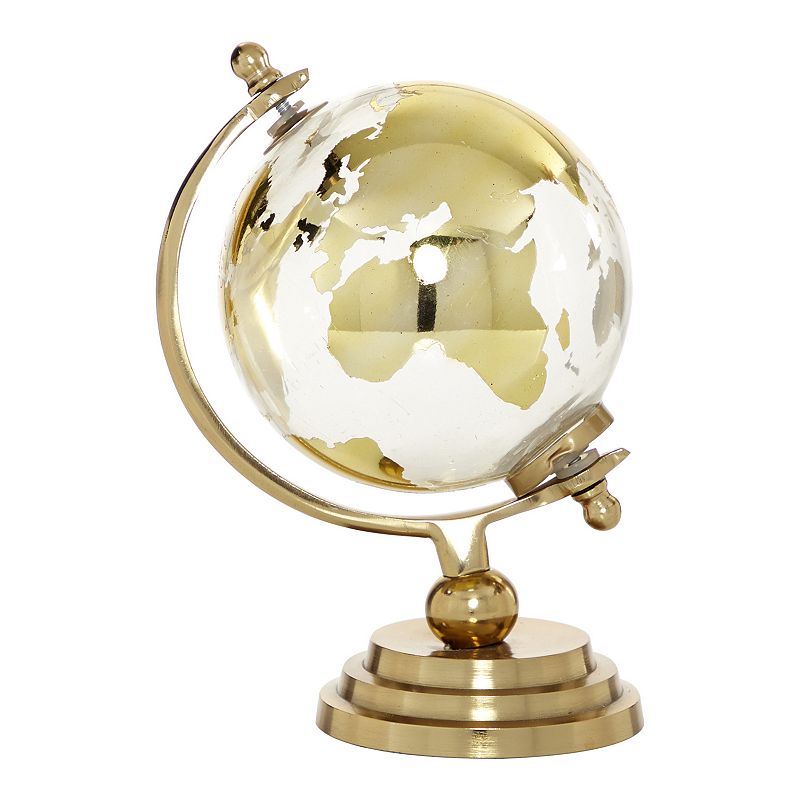 62631694 Stella & Eve Metallic Gold Finish Globe Table Deco sku 62631694