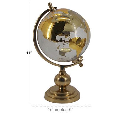 Stella & Eve Metallic Gold Finish Globe Table Decor