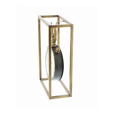 Stella & Eve Farmhouse Suspended Vintage-Style Iron Table Clock