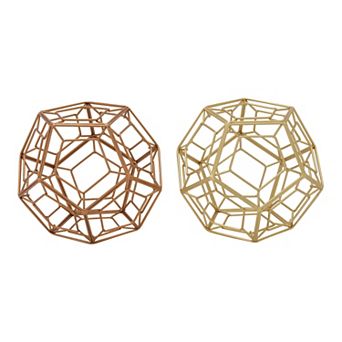 Stella & Eve Geometric Sculpture Table Decor 2 pc Set