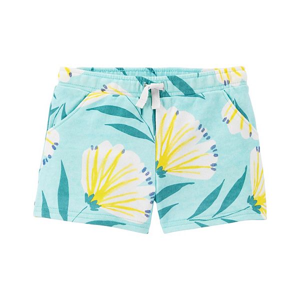 Toddler Girl Carter's Floral Drawcord Shorts