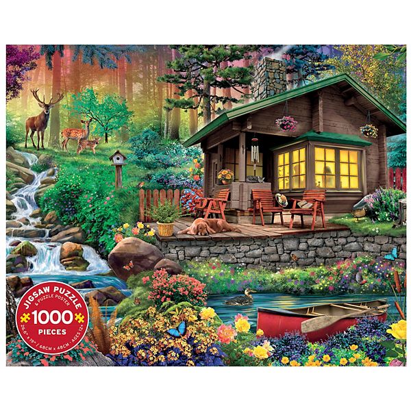 Ceaco Wildnerness Lodge 1000 pc. Jigsaw Puzzle