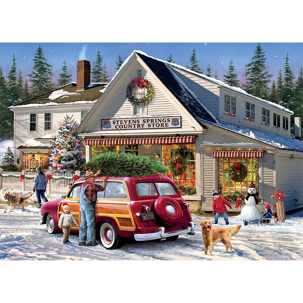 1000 PC Jigsaw Puzzle Classic Christmas Ceaco USA for sale online 