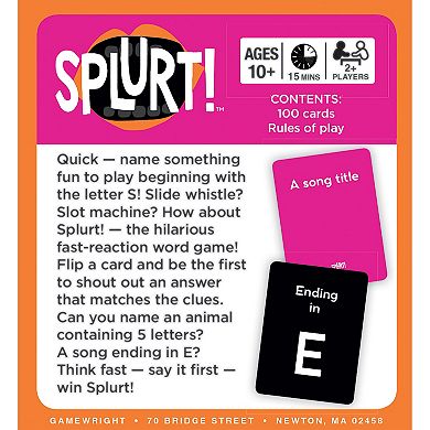 Gamewright Splurt - The Think Fast, Say it First Game