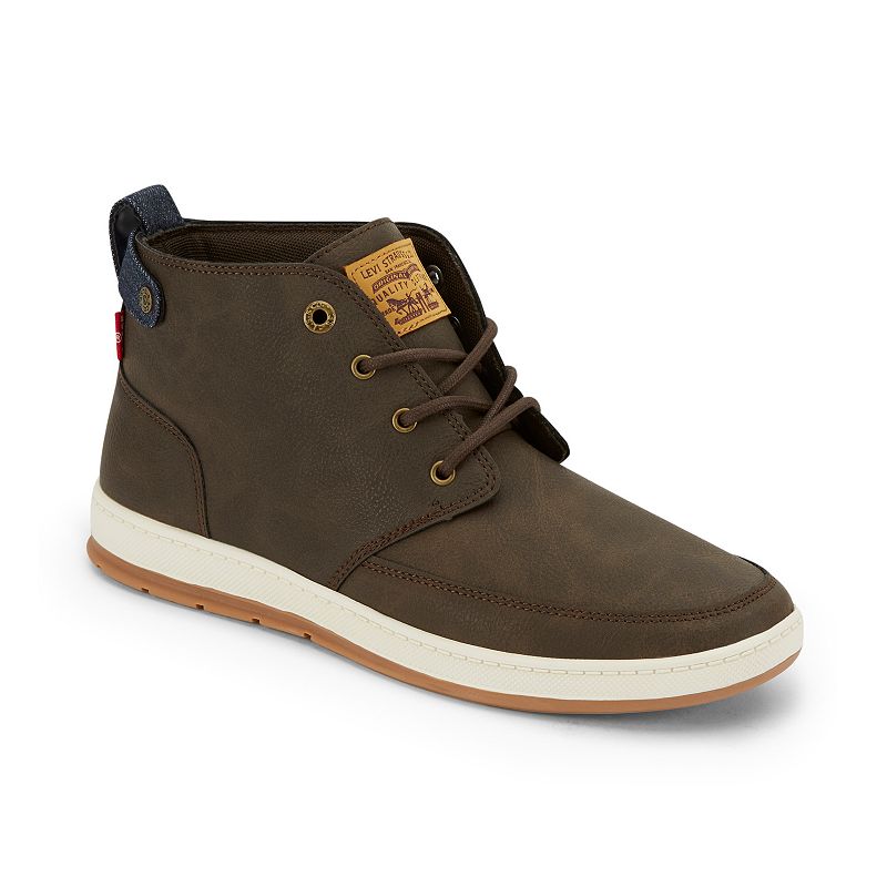 UPC 191605459567 product image for Levi's Atwater Waxed UL NB Men's Sneaker Boots, Size: 8.5, Brown | upcitemdb.com