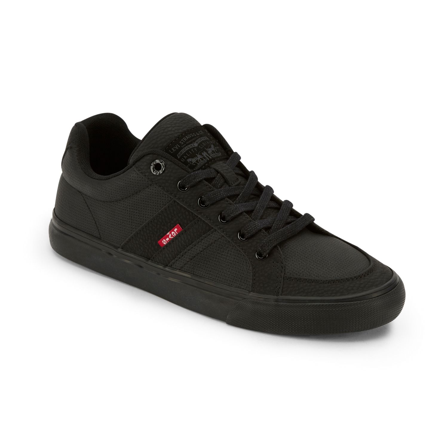 all black levis shoes