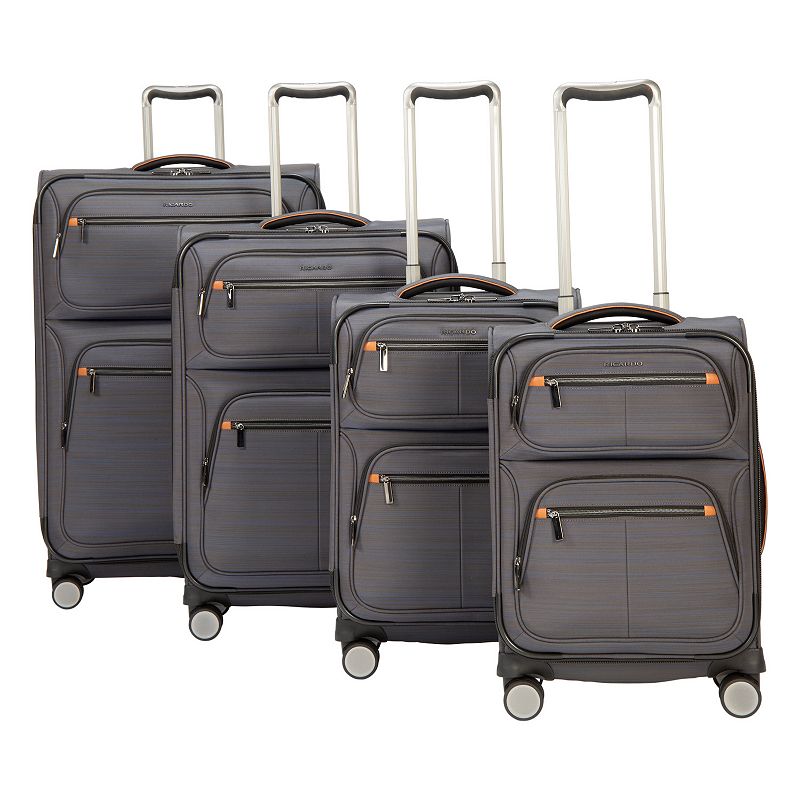 Ricardo Beverly Hills Montecito Softside Luggage, Grey, 29 INCH