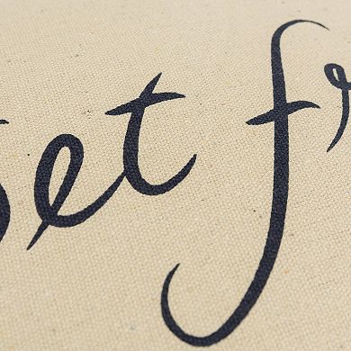 Rizzy Home Lucy "Set Free" Throw Pillow