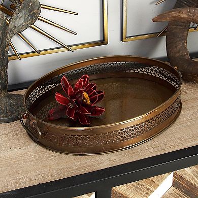 Stella & Eve Traditional Decorative Tray Table Decor 2-piece Set